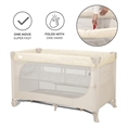 Baby Cot MOON HUG one touch fold 2 Layers BEIGE